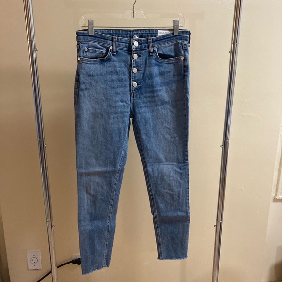 rag & bone Nina high-Rise Ankle Skinny in Farrah - Picture 4 of 10